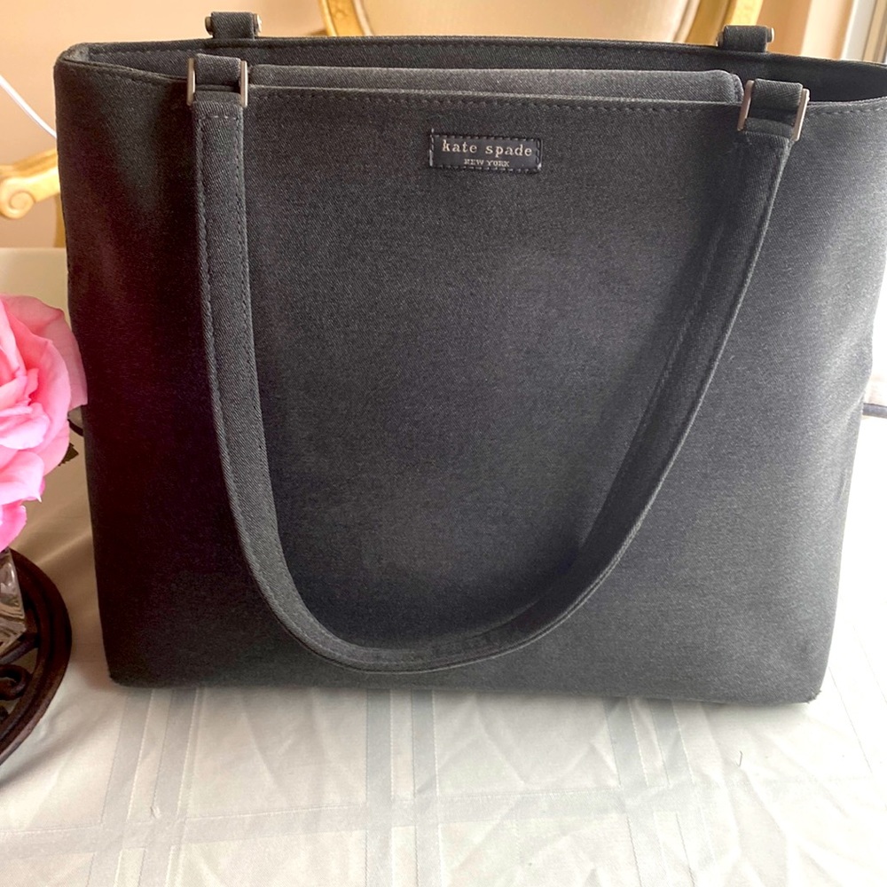 Beautiful charcoal gray Kate spade bag